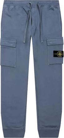 Stone Island Pantaloni sportivi con applicazione Compass - Blu