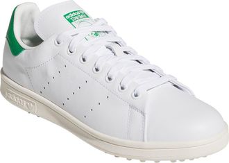 adidas Gender Inclusive Stan Smith Spikeless Golf Lux Sneaker in Ftwr White/green/off White at Nordstrom, Size 10.5 Womens