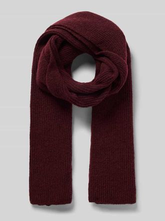 Pieces Schal mit Kaschmir-Anteil Modell MOELLA in Dunkelrot, Gr&ouml;&szlig;e 1