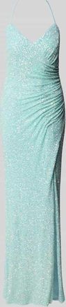 Vera Mont Abendkleid mit Pailletten in Hellgruen, Gr&ouml;&szlig;e 40