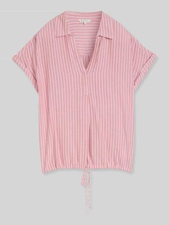 Tom Tailor Relaxed Fit Bluse aus Viskose in Pink, Gr&ouml;&szlig;e 34