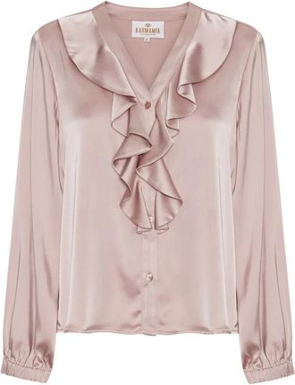 Karmamia Blouses - Dames - Blouses - Roze - L - Overhemden