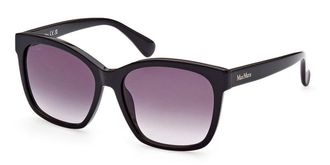 Max Mara MM0042 01B Womens Sunglasses Black Size 56