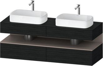 Duravit Qatego Consola Mueble Bajo Lavabo, 2 Extensiones, 2 - Duravit