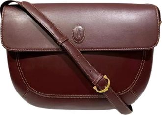 Cartier Pre-owned Cross Body Bags, female, Red, Size: ONE SIZE Pre-owned Vintage Shoulder Bag