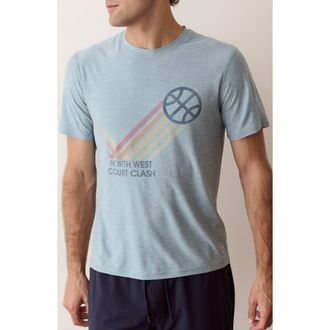 Marine Layer Everyday Sport Graphic T-Shirt in Citadel Heather at Nordstrom, Size Xx-Large