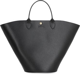 Longchamp Smooth Leather Tote Bag