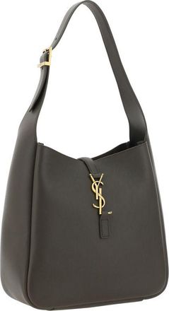 Saint Laurent Womens Bicolor Calf Leather Bos Taurus Shoulder Bag