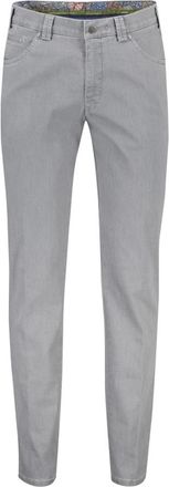 Meyer Broeken, Heren, Grijs, L, Katoen, Grijze Dublin Slim Fit Jeans