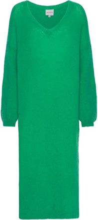 Americandreams Silja Dress - Dames - Kleedjes - Groen - ONE Size - Wol - Kleedjes