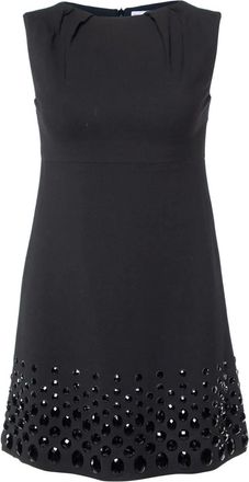 Valentino rhinestone-embellished midi dress - Black
