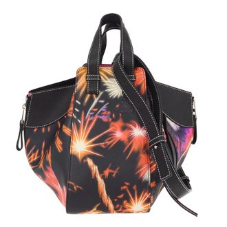 Loewe Hammock Bag Leather Black Leather Handbag (Pre-Owned)