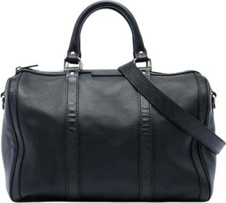 Gucci Pre-owned Satchel - Dames - Vintage Handtas - Zwart - ONE Size - Leer - Vintage