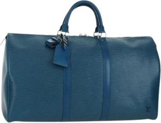 Louis Vuitton Pre-owned Weekend Bags, female, Blue, Size: ONE SIZE Pre-owned Boston Bag