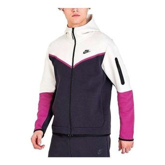Nike Sportswear Tech Fleece Full Zip Up Hoodie Cave Purple Active Pink CU4489-031