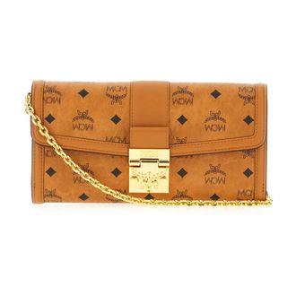 MCM Shoulder Bags, female, Brown, Size: ONE SIZE Crossbody Bags