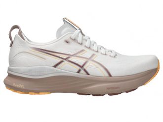 Asics Womens Gel Kayano 32 Shoe In White/orange Glow