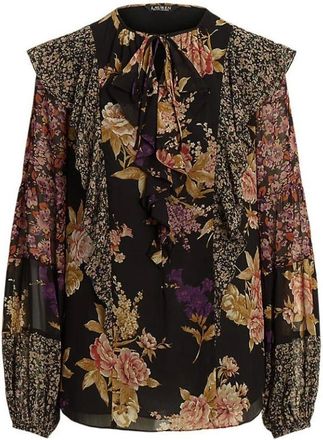 Ralph Lauren Dames, Blouses & Shirts, Zwart, Maat: XS