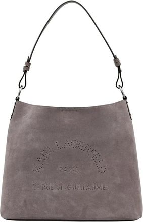 Karl Lagerfeld K/Daily Suede Shopper - - Bags - Donna - Grigio - ONE SIZE