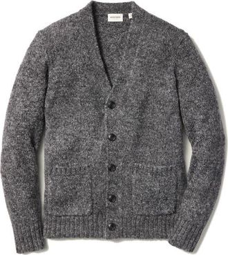 Bonobos Luxe Mohair & Wool Blend Cardigan in Ashes at Nordstrom, Size X-Large