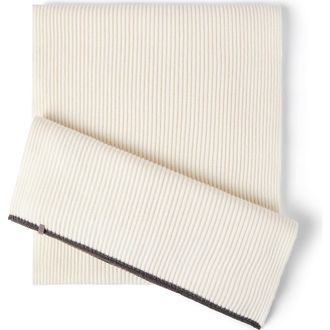 Brunello Cucinelli Knit scarf in Panama at Nordstrom