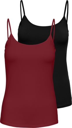 Only Spaghettitop »ONLLOVE - Spaghettitops im Doppelpack mit elastischem Tragekomfort« Packung, 2 Stk. tlg. regular fit, modisch, Jersey, Baumwollmischung,