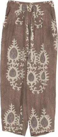 Bazar Deluxe Bazar Deluxe bedruckte Hose mit weitem Bein