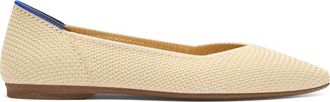 Rothy's The Point II Pointed Toe Flat in Marzipan Woven at Nordstrom, Size 12.5