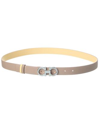 Ferragamo Ferragamo Gancini Reversible Leather Belt