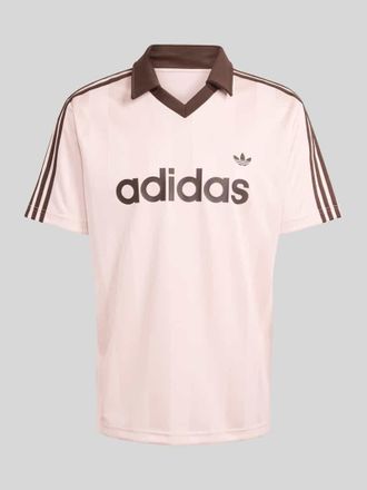 adidas Originals Regular Fit Trikot mit Logo-Print in Rosa, Gr&ouml;&szlig;e XXL