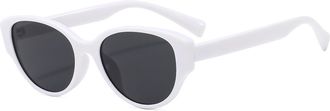 Generic Outdoor Men Vacation Sunglasses Driving Commuter Women Sports Sun Glasses(White)