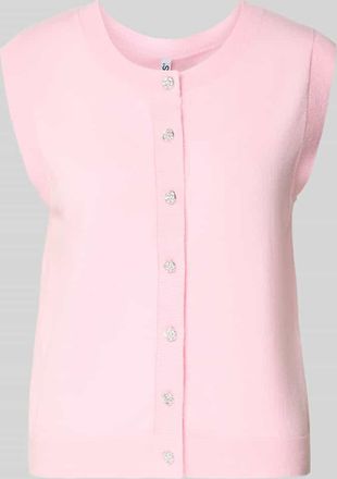 Pieces Regular Fit Pullunder aus Viskose-Mix Modell ORINA in Rosa, Gr&ouml;&szlig;e XL