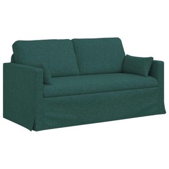 vidaXL Sof&aacute; Verde Oscuro 158 X 78 X 80 Cm Tela Vidaxl