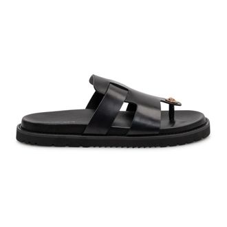 Versace Flip Flops, male, Black, Size: 10 1/2 US Sandals