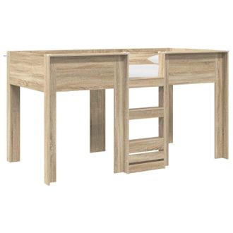 vidaXL Cama Litera Para Ni&ntilde;os Roble Sonoma 100 X 200 Cm Vidaxl