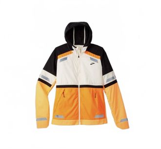 Brooks Womens Run Visible Jacket 2.0 In Orange