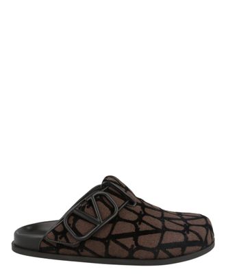 Valentino VLogo Toile Iconographe Clogs