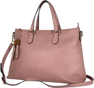 Gucci Pre-owned Handbags, female, Pink, Size: ONE SIZE Pre-owned Leather gucci-bags