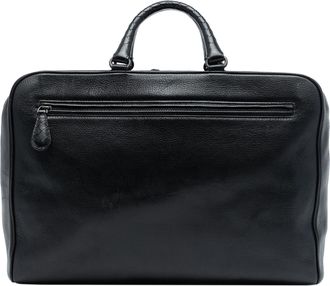 Bottega Veneta Pre-owned Womens Madras Sfumato Brera Handbag - Black Leather - One Size