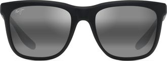 Maui Jim Pehu 55mm PolarizedPlus2 Square Sunglasses in Black at Nordstrom