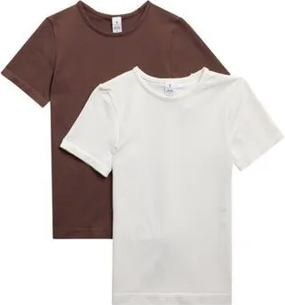 Yogalicious Assorted 2-Pack Skin T-Shirts in Shopping Bag/Sugar Swizzle at Nordstrom Rack, Size X-Small