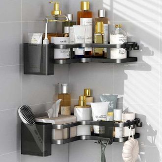 OEM Estante Para Ba&ntilde;o, Estante Para Ducha Sin Taladrar, Estante De Ba&ntilde;o De 2 Piezas Sin Taladrar, Estante Para Ducha Sin Taladrar Para Ba&ntilde;os O Cocinas. -c