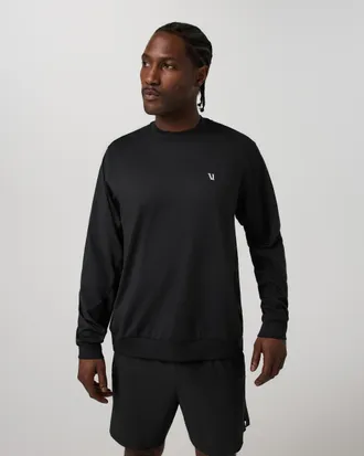 Vuori Clothing Sunday Crew Neck Shirt | Black | Medium