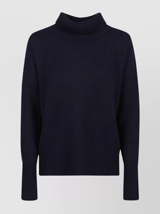 Lisa Yang cashmere fine-knit ribbed turtleneck jumper