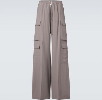 Rick Owens Pantalones cargo Cargobelas de crep&eacute; cady