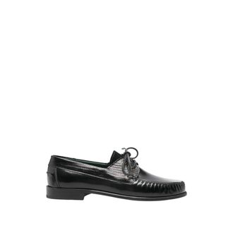 Vinny&rsquo;s Schoenen, Heren, Zwart, 44 EU, Leer, Bootschoen