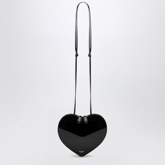 Alaia Le Coeur black patent leather bag