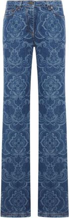 Etro Womens Jeans Flared Blue Cotton