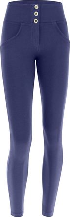 Freddy Leggings FREDDY Leggings WRUP4MC001ORG, Damen, Gr. XL, EURO, blau (mood indigo), Obermaterial: 81% Baumwolle CO. 19% Elasthan EL., Hosen Leggings