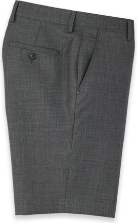 Paul Fredrick Wool Sharkskin Flat Front Shorts